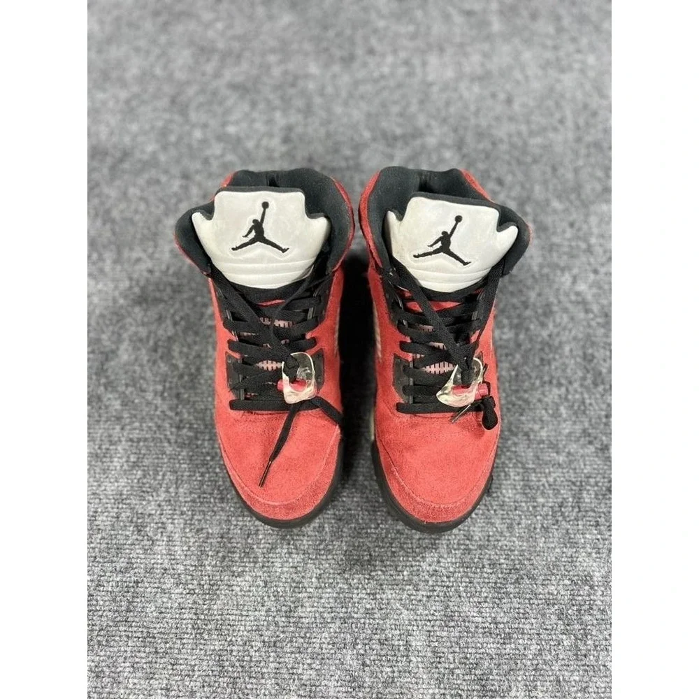 Nike Air Jordan‎ 5 Retro Raging Bull Shoes Mens 8.5 Red Basketball DD0587-600